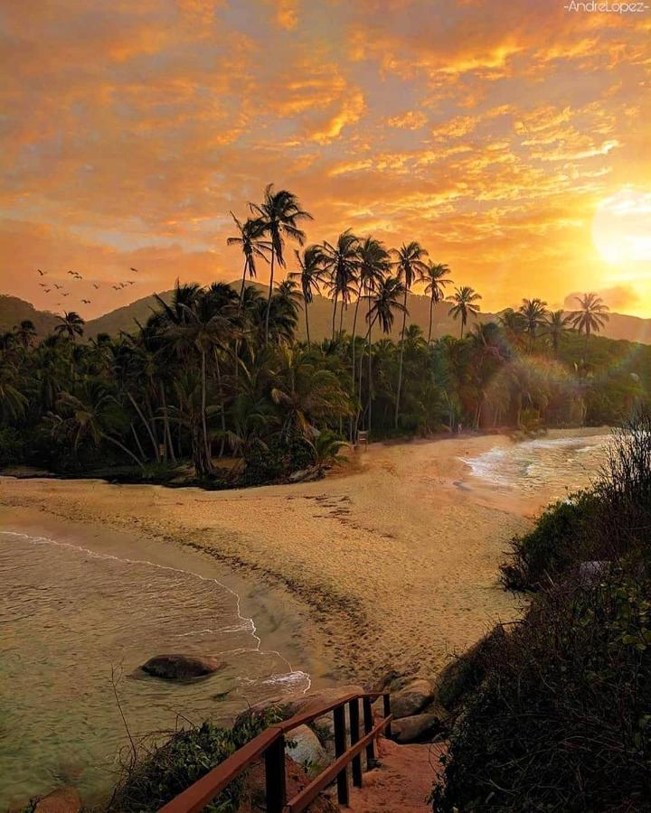 Hotel Jasayma Dentro Del Parque Tayrona El Zaino Bagian luar foto