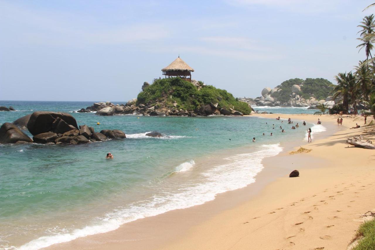 Hotel Jasayma Dentro Del Parque Tayrona El Zaino Bagian luar foto