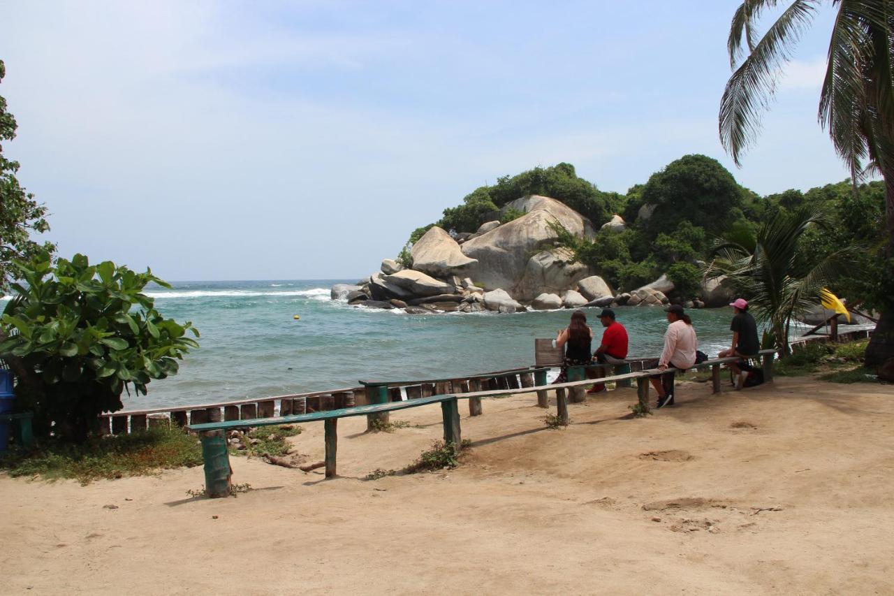 Hotel Jasayma Dentro Del Parque Tayrona El Zaino Bagian luar foto