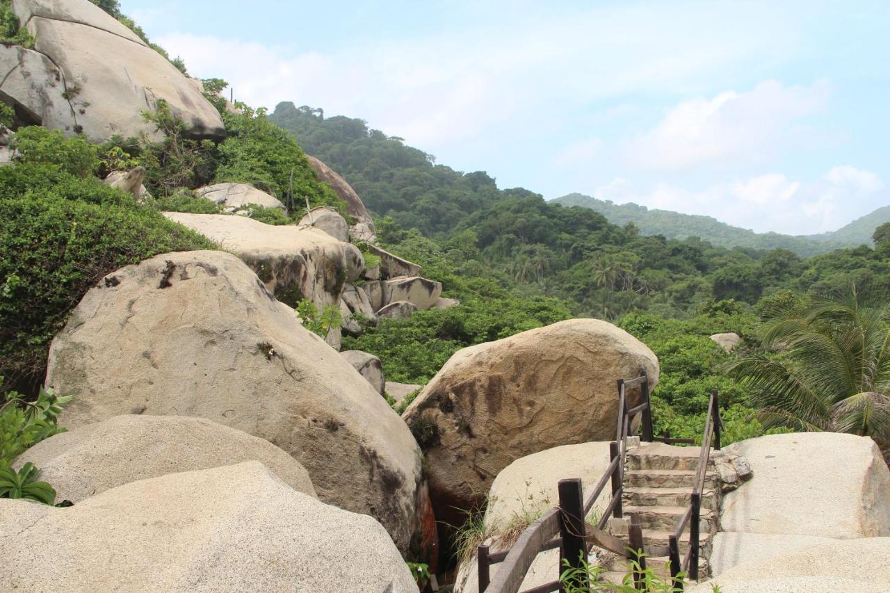 Hotel Jasayma Dentro Del Parque Tayrona El Zaino Bagian luar foto