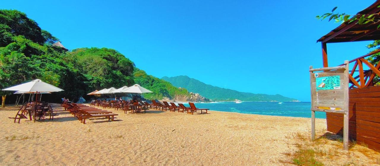 Hotel Jasayma Dentro Del Parque Tayrona El Zaino Bagian luar foto